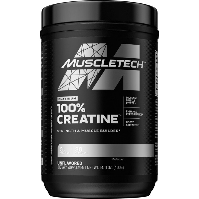 Platinum 100% Creatine 80 Servicios