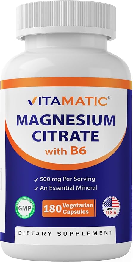 Vitamatic Citrato de magnesio 500 mg 180 Servicios