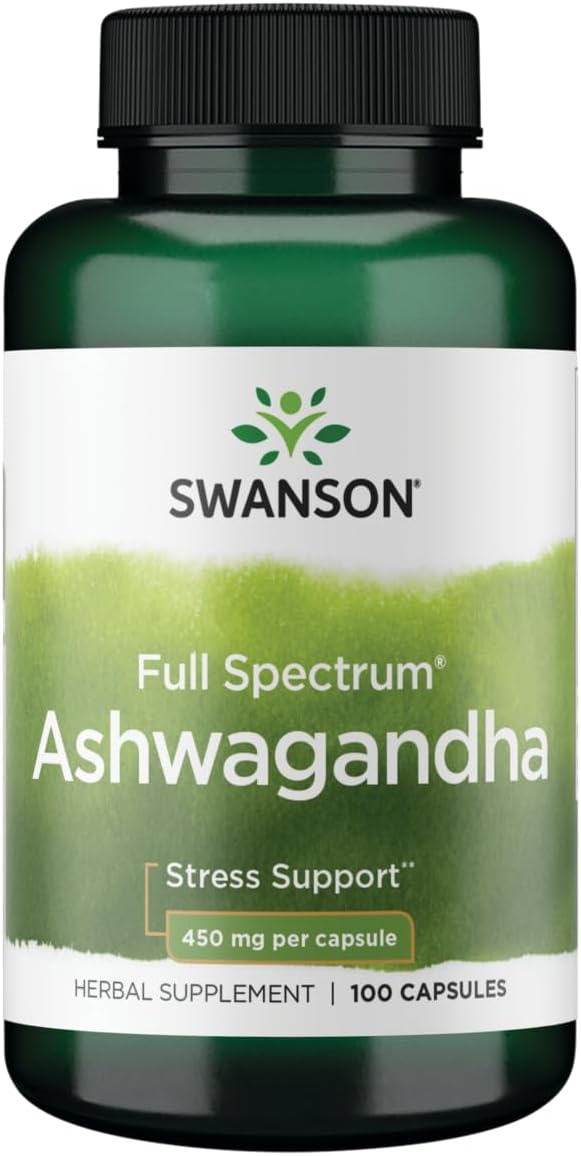 Swanson Suplemento Ashwagandha 100 CAPSULAS